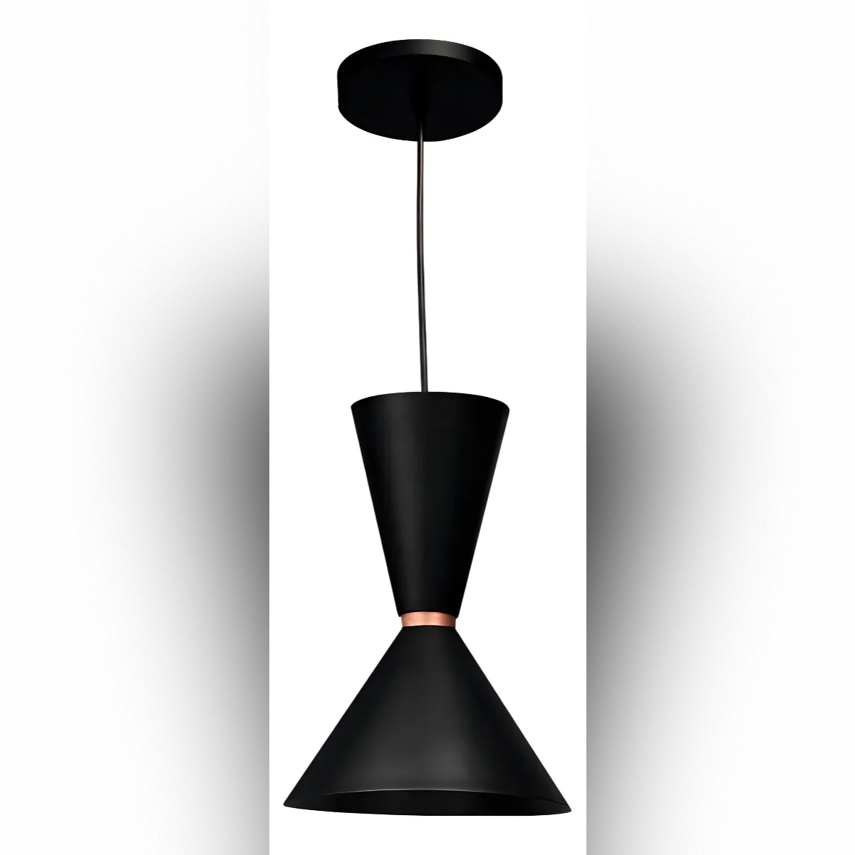 Lámpara Farol Techo Maxxi Negro 35cm