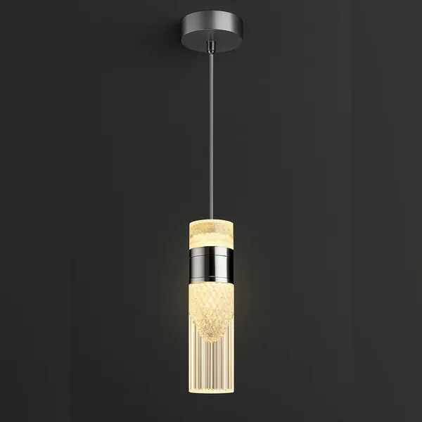 Lámpara Candil Colgante Moderno Vintage Gris