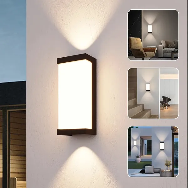 Lámpara Pared Vanance LED Cálida 12W Negro